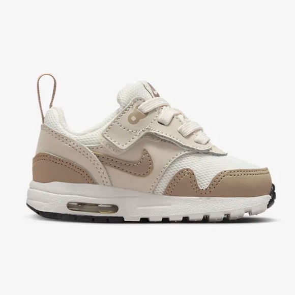 Nike Air Max 1 EasyOn Baby/Toddler Shoes 7C - Picture 2 of 7